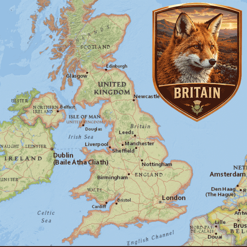 Map Британія (Britain)