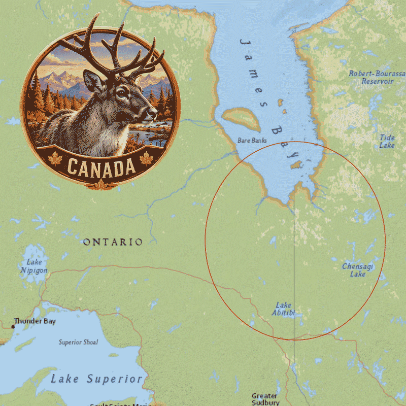 Map Канада (Canada)