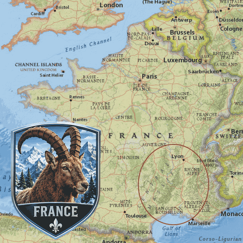 Map Франція (France)