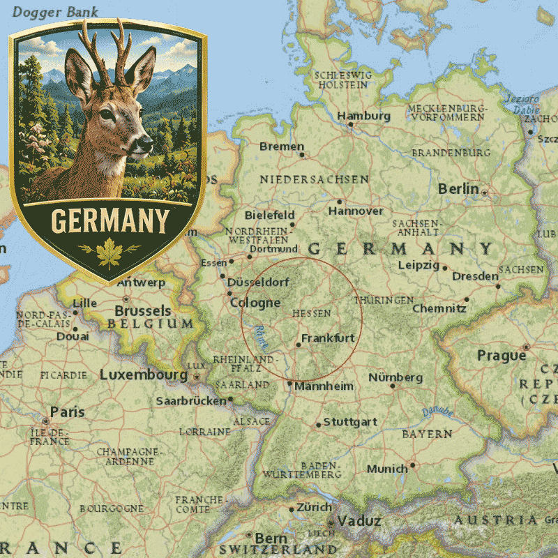 Map Німеччина (Germany)